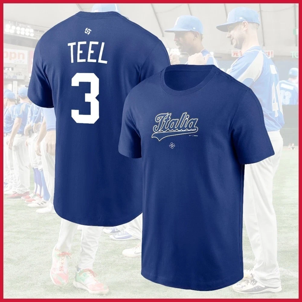 Italy Baseball Team 2026 Classic Name & Number All Players Gift For Fan