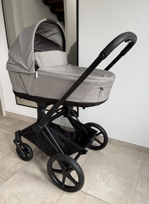 Cybex Platinum Priam Kinderwagen 4.0, Mirage Grey, inkl. Zubehör (2024)