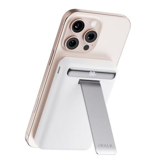 Qi2 Certified 15W Magnetic Wireless Power Bank, 10000mAh Portable Charger