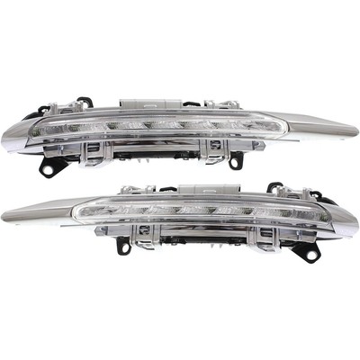 Driving Lights Lamps Headlights Headlamps Set of 2  Driver & Passenger Side Pair