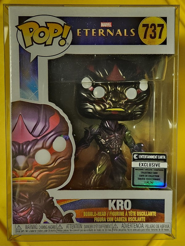 Funko POP! Marvel Eternals KRO #737 Entertainment Earth Exclusive w/ Card
