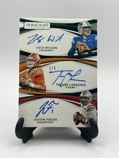 2021 Immaculate Collegiate Wilson Trevor Lawrence Justin Fields Auto (#1/5)