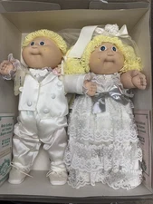Cabbage Patch Kids Made In Japan Tskuda Bride & Groom Set With Certificates NRFB