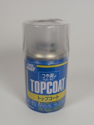 Mr. Hobby B503 Mr. TopCoat Flat Matt Cover 88ml Spray Can
