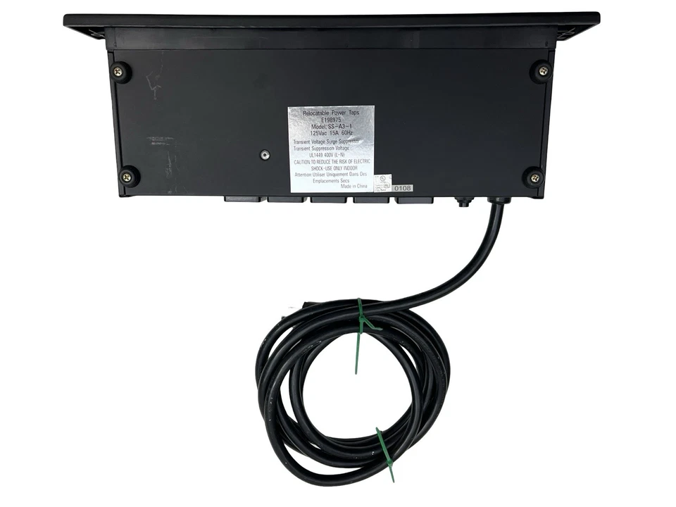 Martin OEM Furniture Relocatable Power Taps Surge Protector Model SS-A3-1 - Image 3 of 4