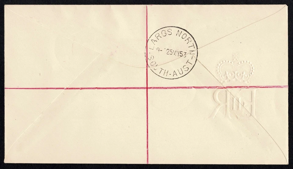 Australia 1953 FDC, Coronation QEII, Wesley Cover Service, Largs North SA - Image 3 of 3