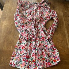 Nasty gal, vintage style floral dress, large collar