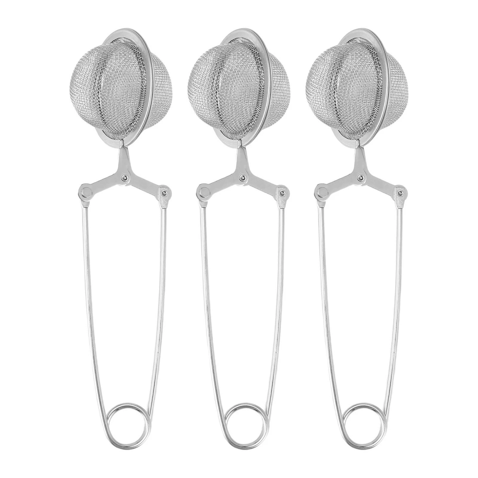 Tea Strainer 3 Pack Premium Stainless Steel tea strainer with Handle
