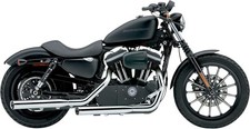 Cobra 3" Slashcut Silencers For Harley Davidson XL 883 R 2004-2013 Chrome