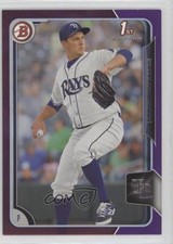2015 Bowman Prospects Purple 122/250 Matt Andriese #BP67 0l2