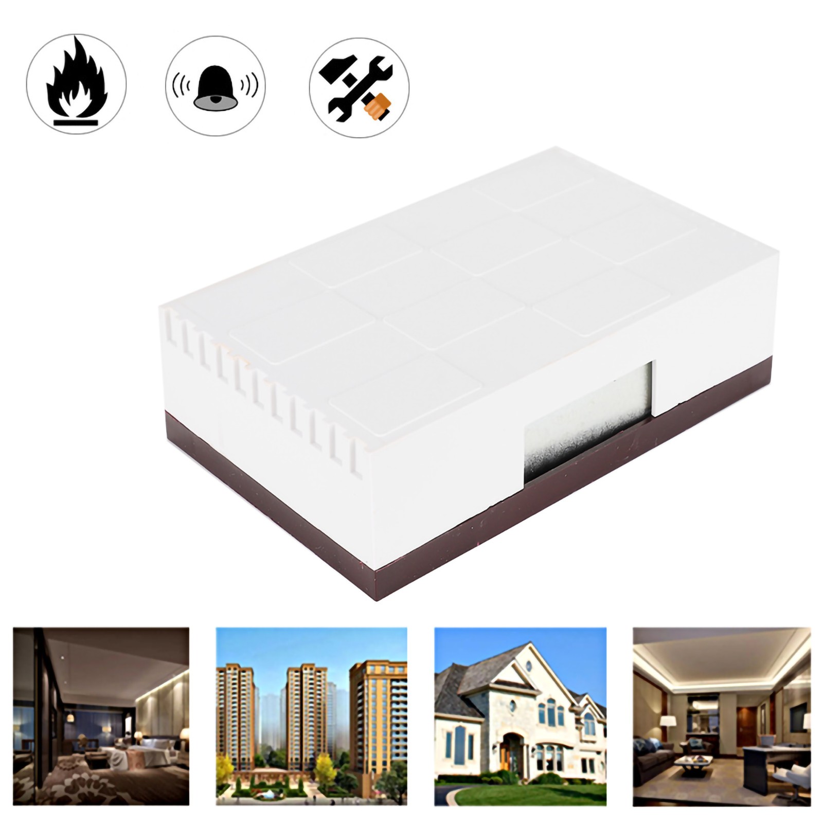 Mechanical Wired Doorbell Ding Wallmounted Dong Bell For Hotel Access Cont BAJ