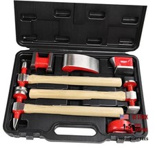 7 Piece Auto Body Repair Tool Hammer Dolly Set