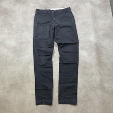 Dickies Carpenter Trousers Men's 33" Vintage Workwear Slim Fit Pants, Black