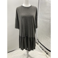 American Eagle Dress Womens Small Jegging Fit Short Sleeve Gray