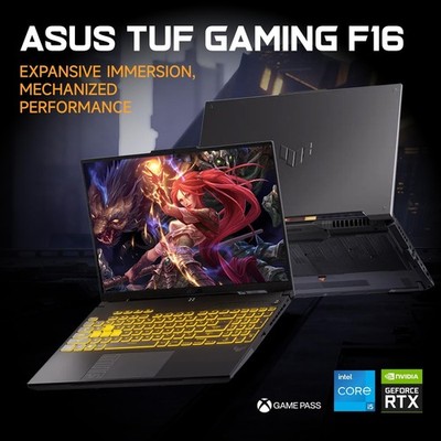 ASUS TUF F16 Gaming Laptop 16  Core 5 210H RTX4050 16GB Ram 1TB SSD
