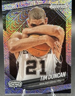 2024-25 Panini Prizm Black - Legends Tim Duncan, Tim Duncan #252 Mojo Prizm /25