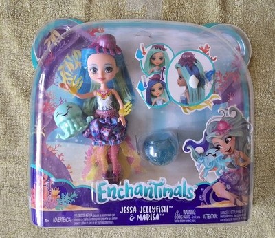 2017 ENCHANTIMALS JESSA JELLYFISH & MARISA PLAYSET, MOC