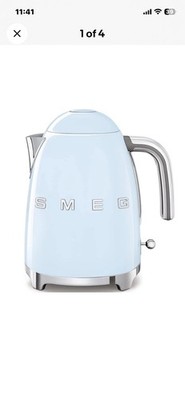 New SMEG  50s Retro-Style 1.7-Liter Electric Kettle - Pastel  Blue