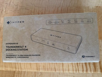 Hyper HDTB4D-US Thunderbolt 4 Docking Station 96W TB4 USB HDMI