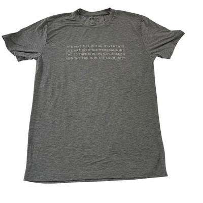 NOBULL T-Shirt Mens M Gray CrossFit Graphic Short Sleeve Performance Tee Workout