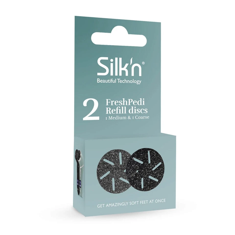 Silk`n FreshPedi Schleifscheiben, medium und grob