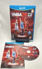 NBA 2K13 (Nintendo Wii U, 2012) CIB COMPLETE - FREE SHIPPING