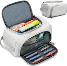 Extra Large Capacity Pencil Case Organizer, Multifunctional Pencil Pouch with Co