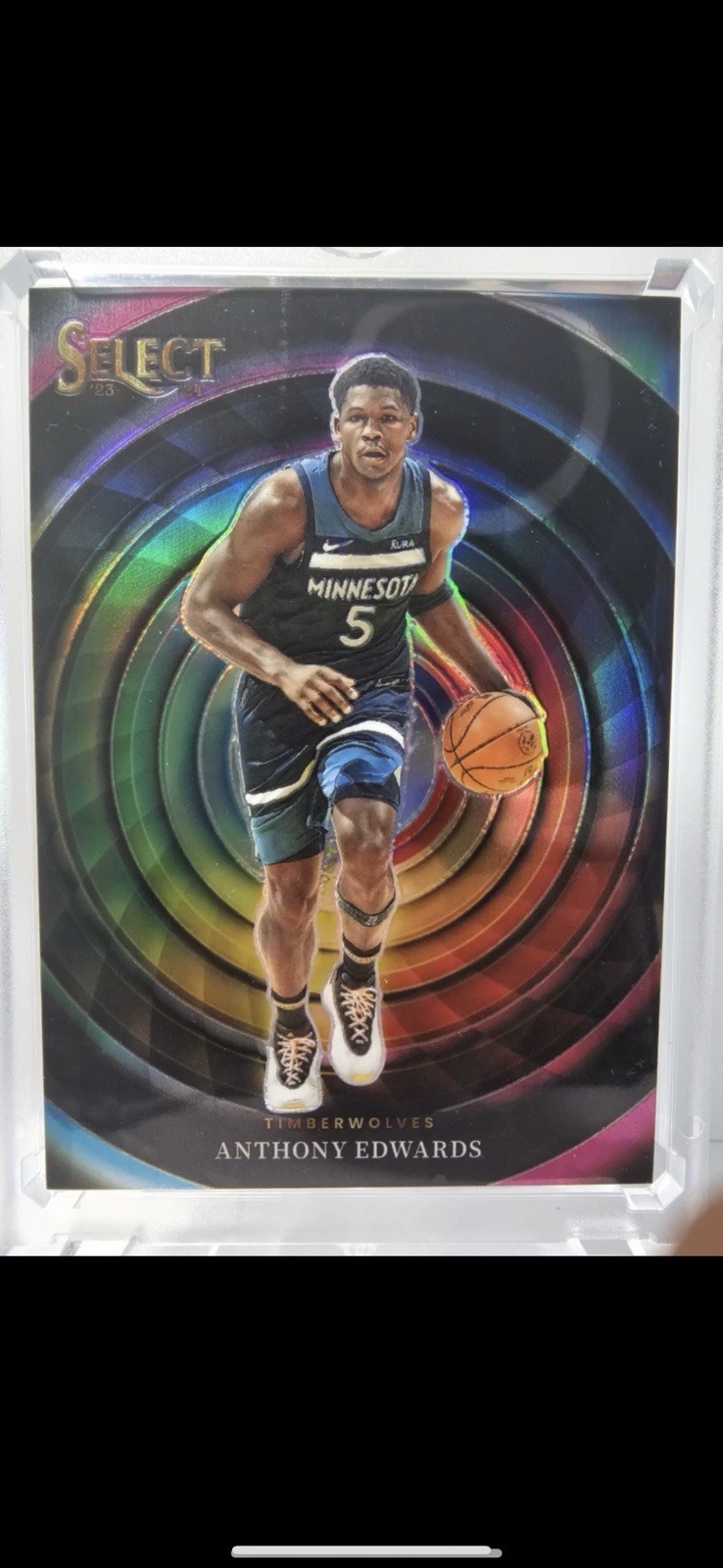 2023-24 Panini Select - Color Wheel Anthony Edwards #4