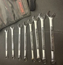 (8)Vintage Craftsman VA SAE 5/16 to 3/4 Quick Speed Combination Wrench Set (USA)