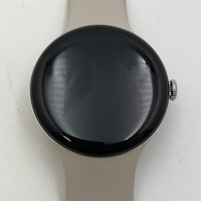 Google Pixel Watch 4 - 45mm - Aluminum Polished Silver GPS - Open 