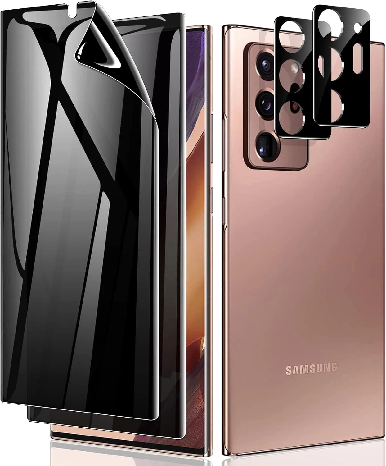 LYWHL Privacy Screen Protector for Samsung Note 20 Ultra - Thumbnail 3