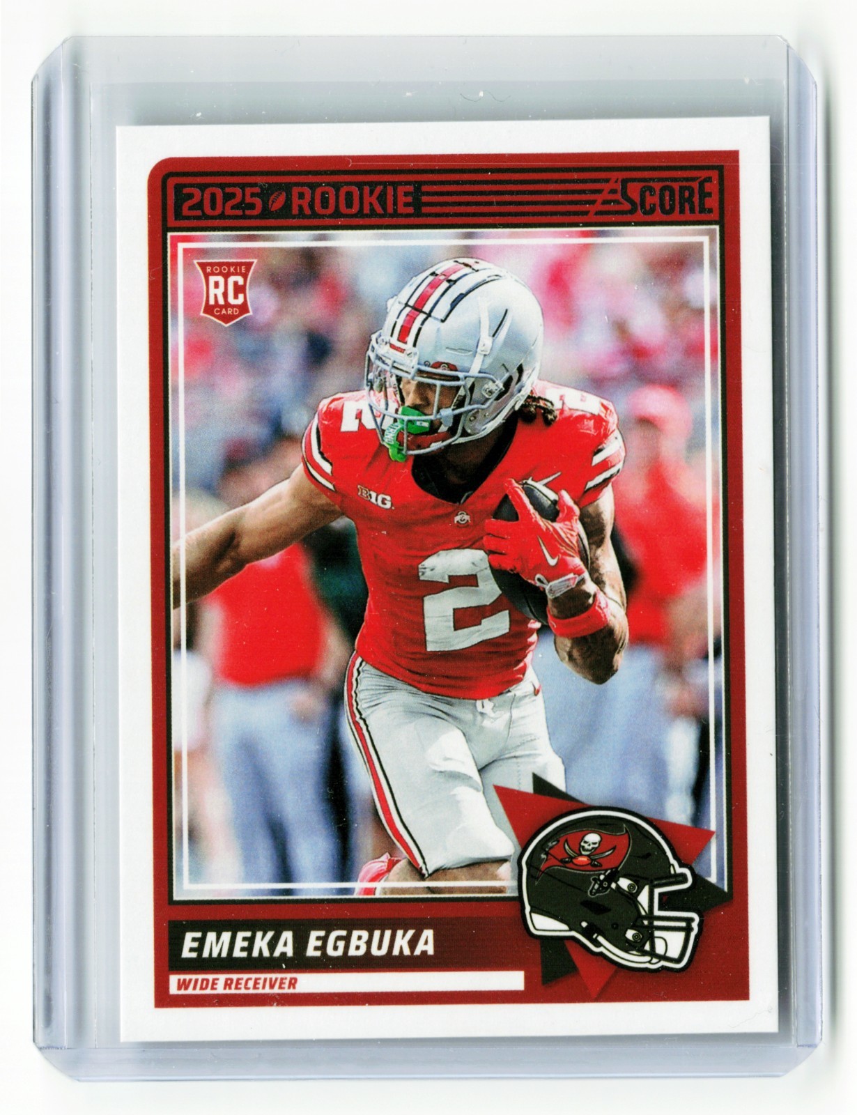 2025 Score - Rookies Emeka Egbuka #2 Red (RC)