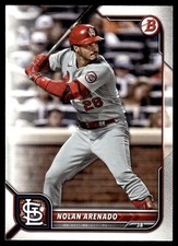 Nolan Arenado 2022 Bowman #45 St. Louis Cardinals FREE SHIPPING AutographDen