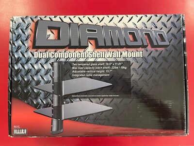 DIAMOND DUAL COMPINENT SHELF WALL MOUNT