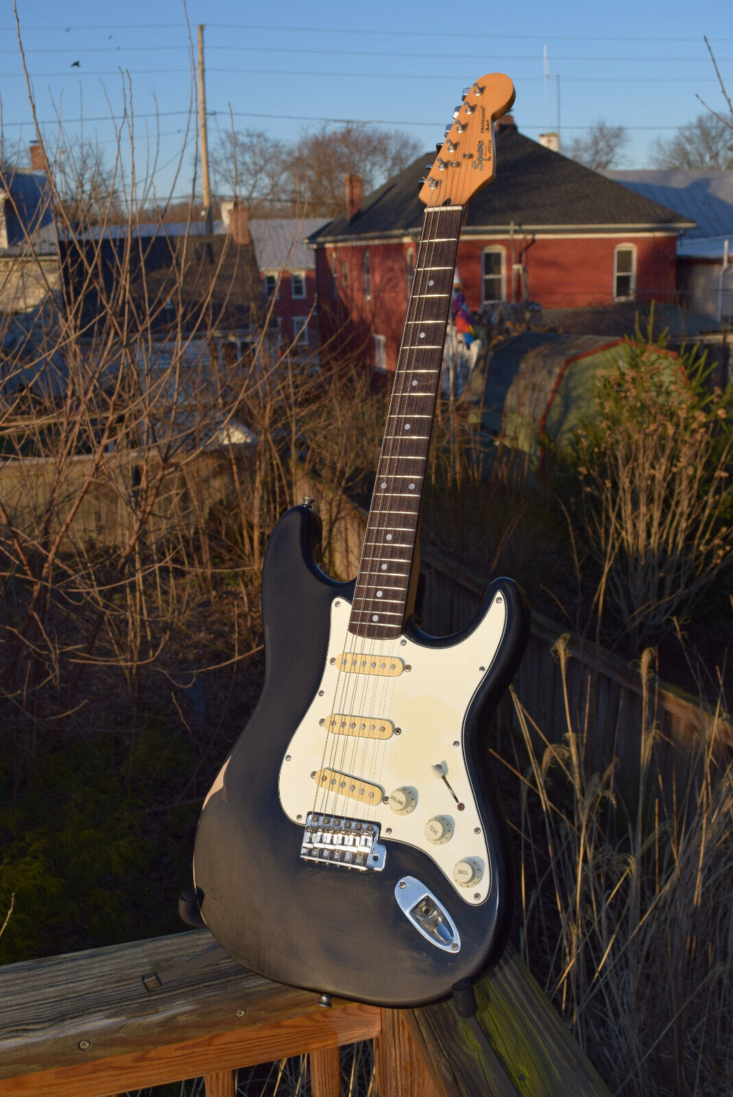 1989 Fender Squier Stratocaster - E Series - MIK - Relic'd