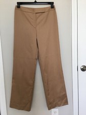 ESCADA TAN COTTON PANTS SIZE 36 US S
