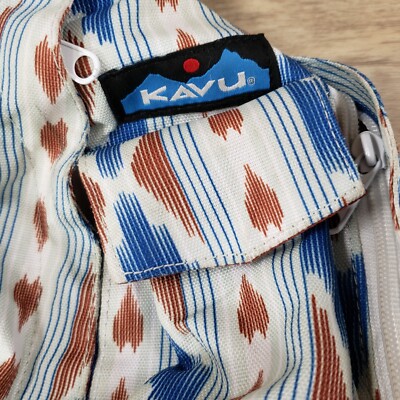 KAVU Rope Sling Canvas Bag Crossbody Backpack River Ikat | eBay display picture 1
