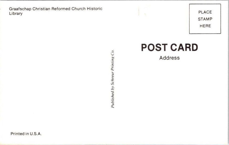 Graafschap Christian Reformed Church Library, GRAAFSCHAP, Michigan