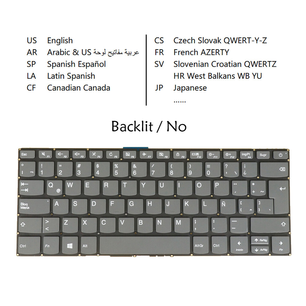 Keyboard For Lenovo 320e-14isk 320h-14ibk 320h-14isk 320l-14ibk
