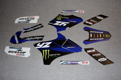 YAMAHA YZ 85 2015-2021 MX GRAPHICS KIT DECALS STICKER KIT STICKERS BUBBLE FLO - Picture 3 of 4