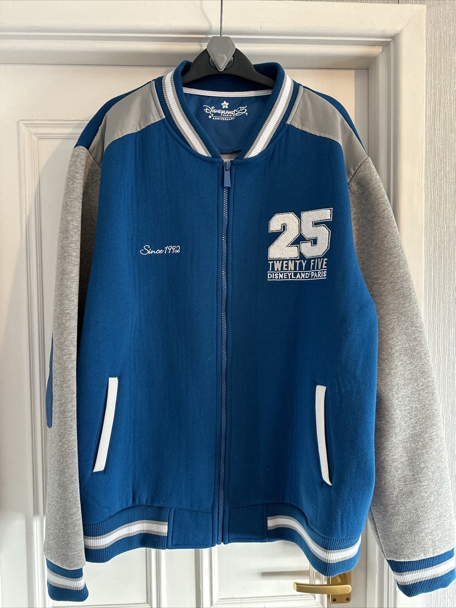 Disney Disneyland Paris 25th Anniversary Men's XXL Zip Varsity