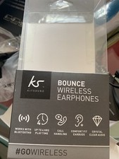 KitSound Bounce Bluetooth Wireless In-Ear Headphones - Black