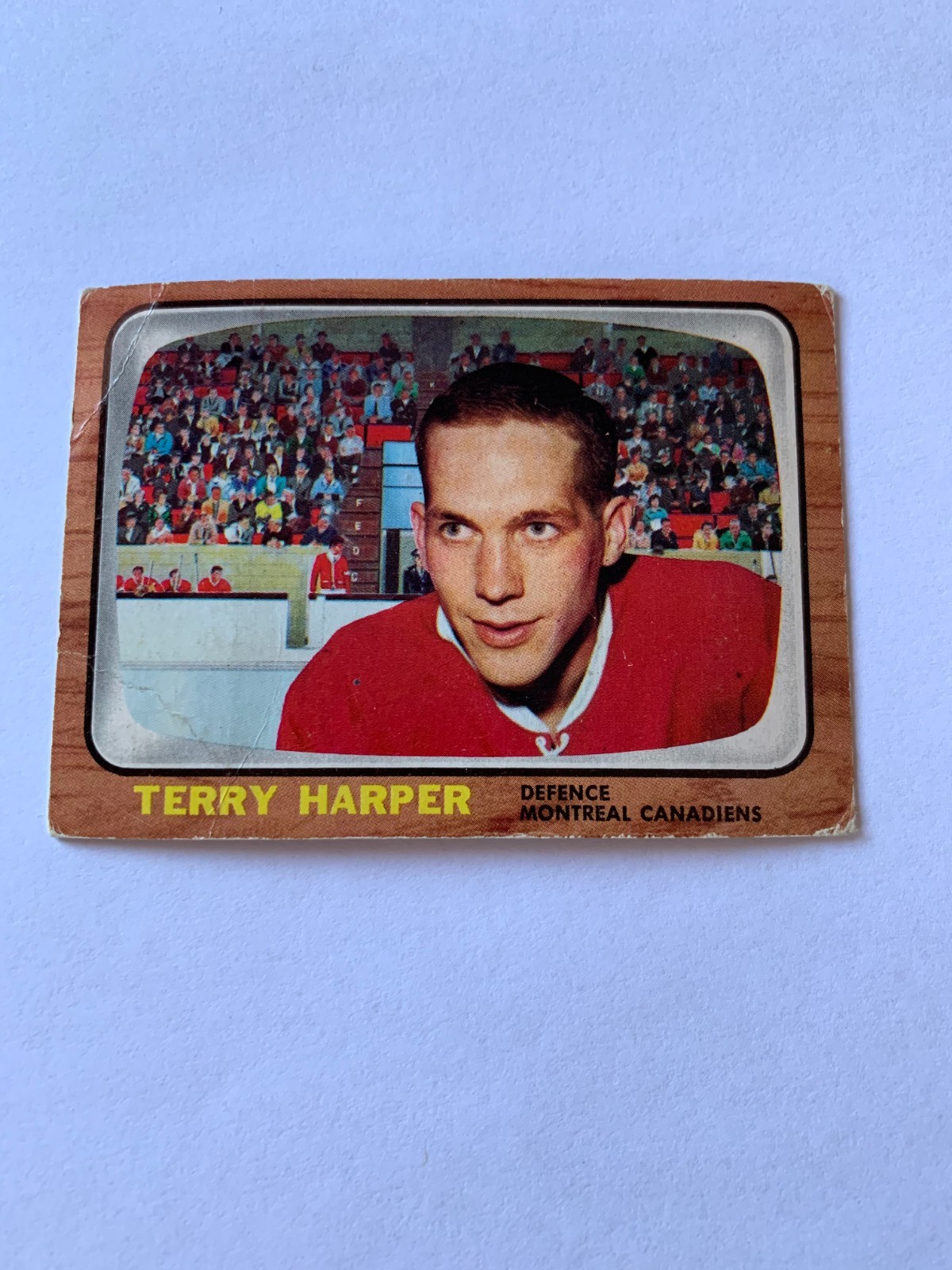 Topps Hockey 1966-67 Terry Harper Montreal Canadiens  card # 68