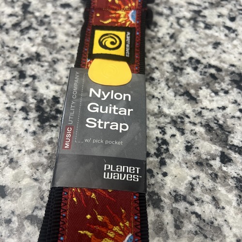 Correa para guitarra Planet Waves nueva con etiquetas - diseño Sun