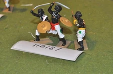 54mm colonial / river war - mahdists 3 dervish warriors trophy minis - (116187)