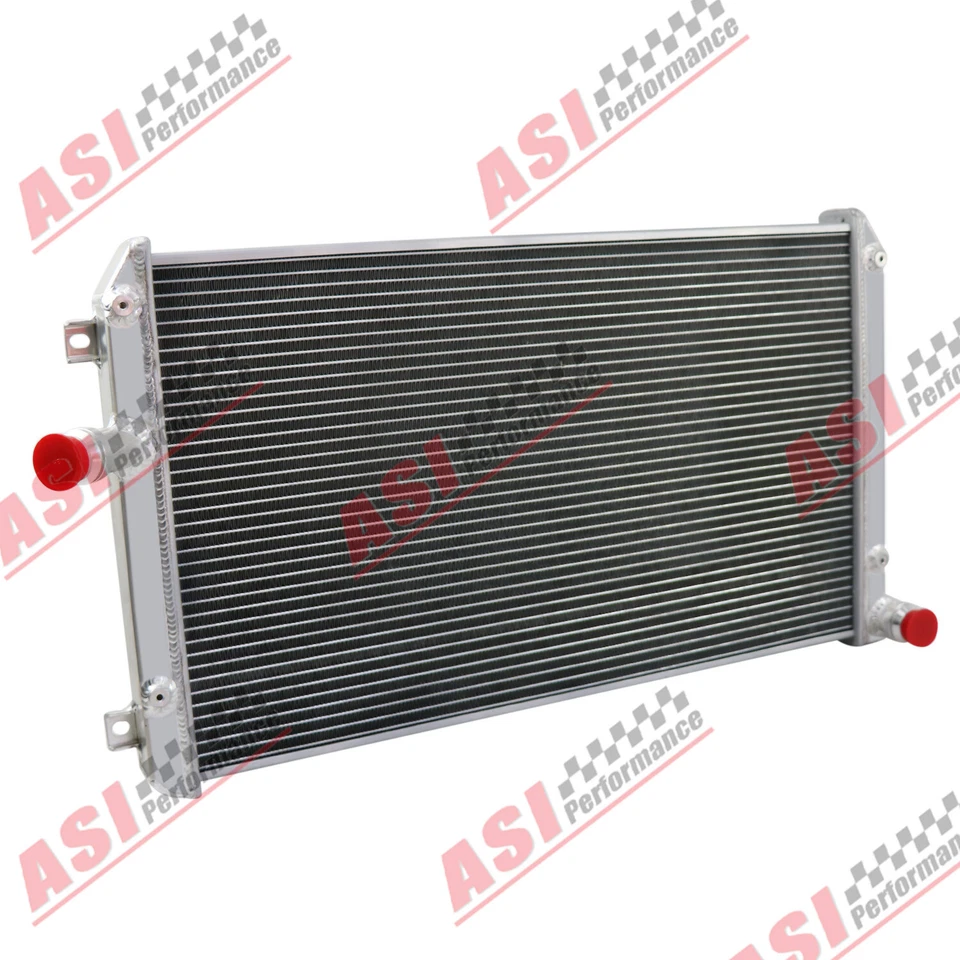 Aluminum Radiator 2-Rows fit Volkswagen Passat Jetta Eos Golf Audi A3 TT 2.0L Foto 3 de 4