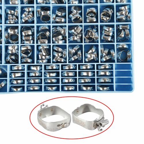 Dental Buccal Welded 2 Tube MBT.022 1st Molar Bands Convertible Small Cleat u4rh - Picture 3 of 12