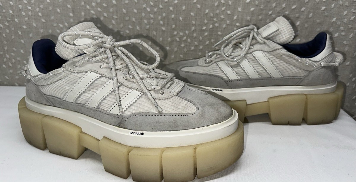 Adidas Womens 8.5 Ivy Park Super Sleek Chunky Platform Gray