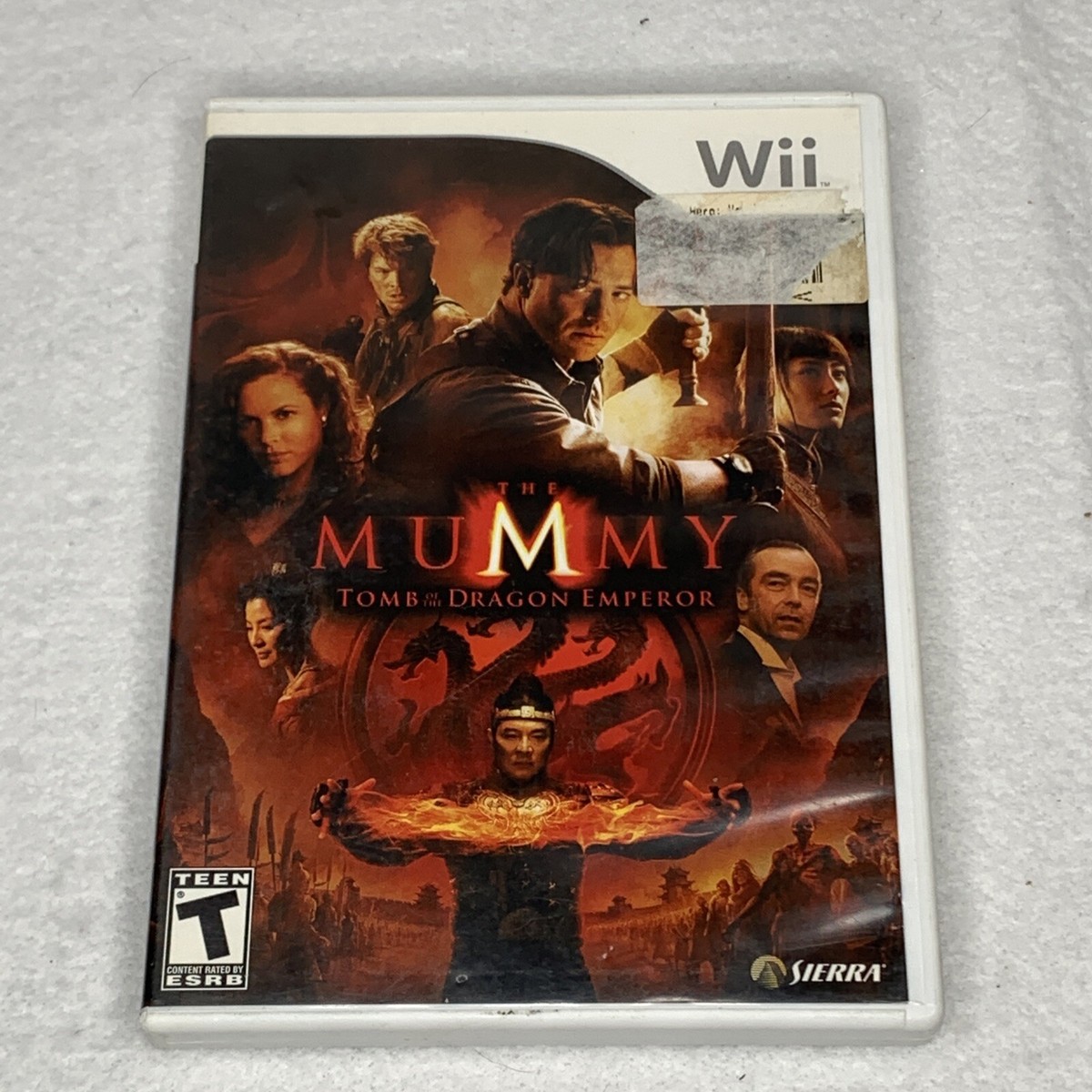 Nintendo Wii The Mummy Tomb Of The Dragon Emperor Video Game