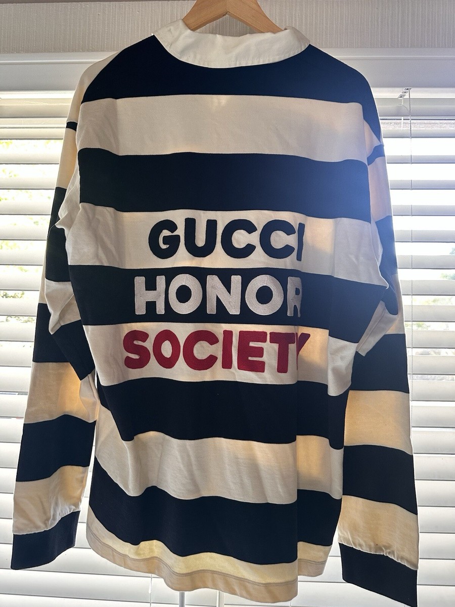 GUCCI ポロシャツ 虎刺繍 Men's Gucci Stripe Webbing Embroidered Tiger Head Red Polo Shirt